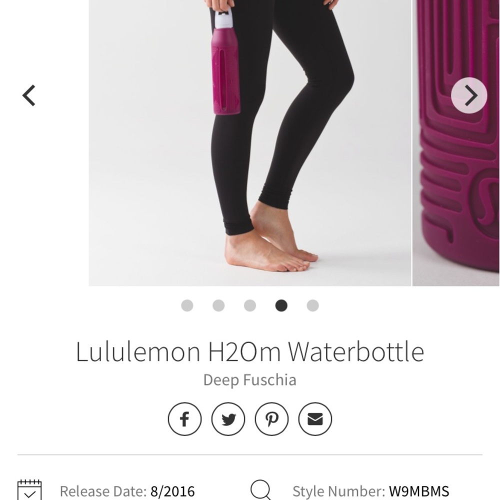 Lululemon water bottle